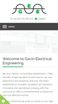 Mobile Screenshot of gavinelectrical.com